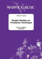 Simple Studies on Trombone Technique Treble Clef 