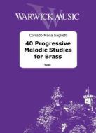 40 Progressive Melodic Studies for Brass 