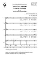 Ich will dir danken - Schweige und höre 