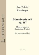 Missa brevis in F op. 117 Standard