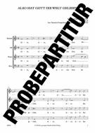 Also hat Gott die Welt geliebt Standard