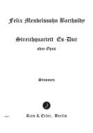 Streichquartett Es-Dur WoO (Entstehung 1823) 