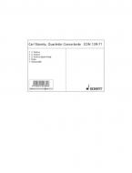 Quartetto Concertante G-Dur Standard