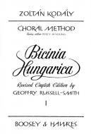 Bicinia Hungarica Choral Method Vol. 11/1 