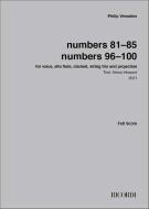 numbers 81-85, numbers 96-100 