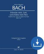 Erforsche mich, Gott, und erfahre mein Herz BWV 136 Download