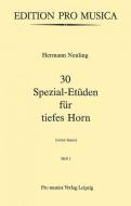 30 Spezial-Etüden 1 für tiefes Horn 