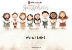 Geschenkgutschein 15 Euro 