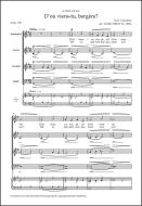 D'où viens-tu bergère? 