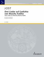 3 Lieder auf Gedichte von Mascha Kaléko Download