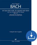 Ich lasse dich nicht, du segnest mich denn BWV 157, BWV3 157.1 Download
