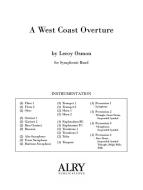 A West Coast Overture 