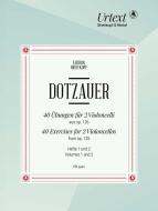 40 Übungen für 2 Violoncelli aus op. 126 - Hefte 1 und 2 