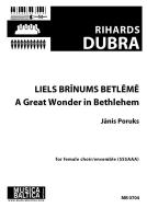 Liels brīnums Betlēmē 