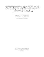 Haiku-Folge 1 