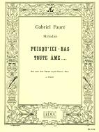Puisqu Ici Bas Toute Ame Op. 10 