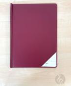 Notenmappe - Weinrot 