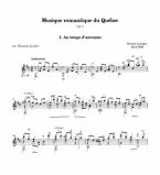 Musique romantique du Québec 1 