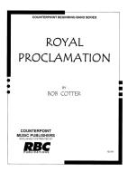 Royal Proclamation 