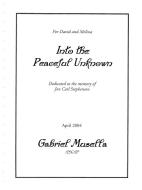 Into The Peaceful Unknown 