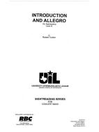 Introduction And Allegro 