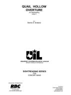 Quail Hollow Overture 