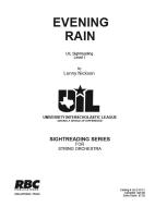 Evening Rain 