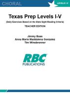 Texas Prep Levels I-V (Teacher Edition) 