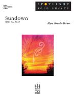 Sundown op. 72, No. 8 