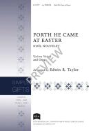 Forth He Came at Easter 
