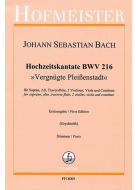 Hochzeitskantate Vergnügte Pleißenstadt BWV 216 
