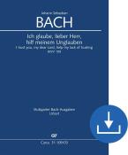 Ich glaube, lieber Herr, hilf meinem Unglauben BWV 109 Download