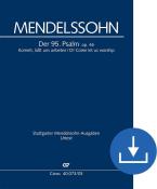 Der 95. Psalm MWV A 16 Download