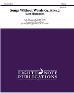 Lieder ohne Worte op. 38 Nr. 2: Verlorenes Glück 