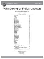 Whispering of Fields Unsown 