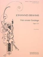 4 Ernste Gesänge op. 121 