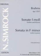 Sonate f-Moll op. 120/1 