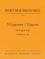 Fünf Epigramme op. 51 