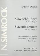 Slawische Tänze op. 46/3, 6, 8 