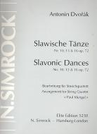 Slawische Tänze op. 72/10,13,16 