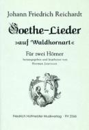 Goethe-Lieder auf Waldhornart 