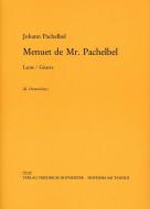 Menuett de Mr. Pachelbel 
