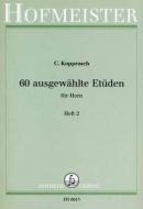 60 ausgewählte Etüden für Horn Heft 2 