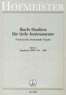 Bach-Studien für tiefe Instrumente Heft 2 