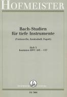 Bach-Studien für tiefe Instrumente Heft 3 