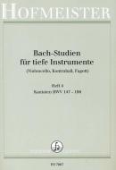 Bach-Studien für tiefe Instrumente Heft 4 