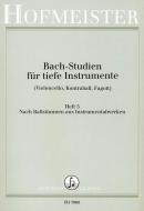 Bach-Studien für tiefe Instrumente Heft 5 