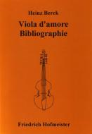 Viola d'amore Bibliographie 