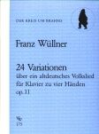 Variationen über ein altdeutsches Volkslied op. 11 