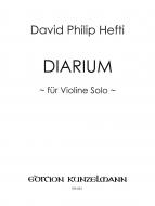 Diarium für Violine solo 